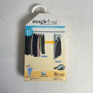 Space Saving Magic Bag Unisex Large Clear Hanging Vacuum Compression Storage Bag